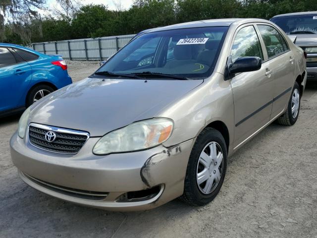 1NXBR32E86Z610654 - 2006 TOYOTA COROLLA CE GOLD photo 2