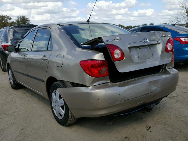 1NXBR32E86Z610654 - 2006 TOYOTA COROLLA CE GOLD photo 3