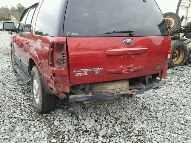 1FMPU15575LA73137 - 2005 FORD EXPEDITION RED photo 9