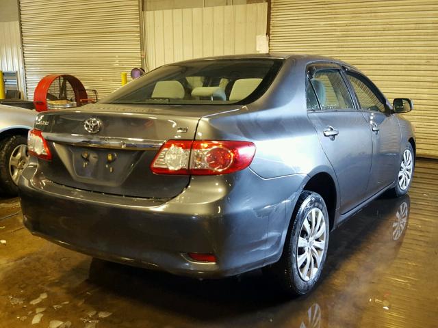 2T1BU4EE9CC822704 - 2012 TOYOTA COROLLA BA GRAY photo 4