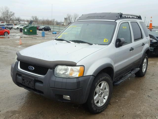 1FMYU931X4KA25543 - 2004 FORD ESCAPE XLT SILVER photo 2