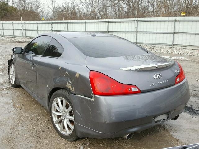 JN1CV6EL8CM473181 - 2012 INFINITI G37 GRAY photo 3