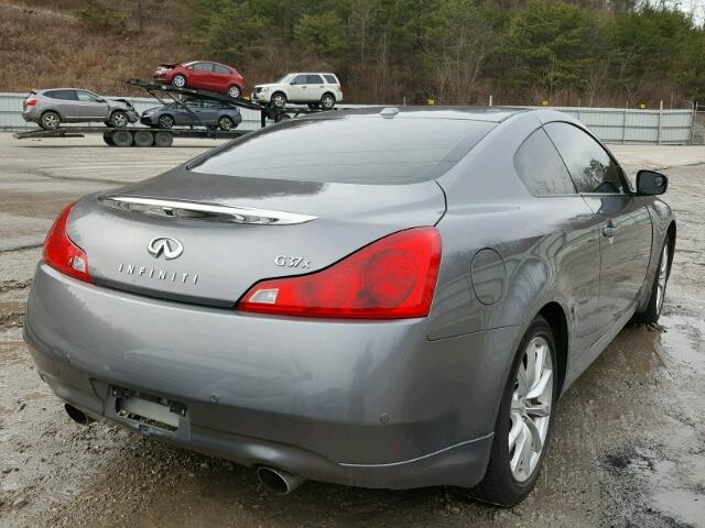 JN1CV6EL8CM473181 - 2012 INFINITI G37 GRAY photo 4