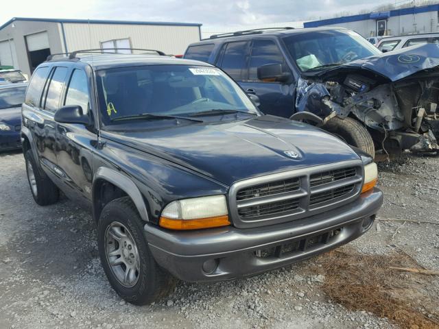 1B4HR38N32F160865 - 2002 DODGE DURANGO SP BLACK photo 1