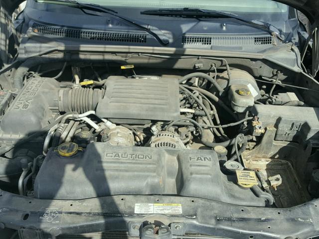 1B4HR38N32F160865 - 2002 DODGE DURANGO SP BLACK photo 7