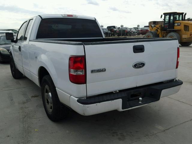 1FTRX12W65FA06092 - 2005 FORD F150 WHITE photo 3