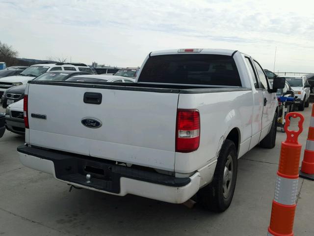 1FTRX12W65FA06092 - 2005 FORD F150 WHITE photo 4