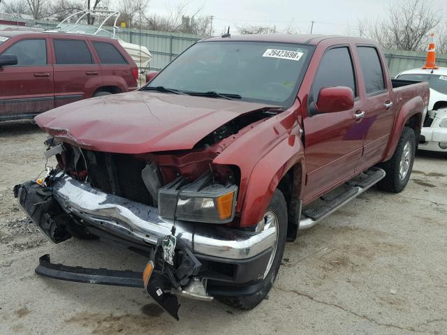 1GCHTDFP7B8104155 - 2011 CHEVROLET COLORADO L RED photo 2