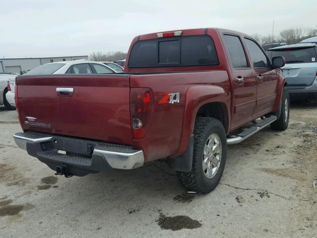 1GCHTDFP7B8104155 - 2011 CHEVROLET COLORADO L RED photo 4