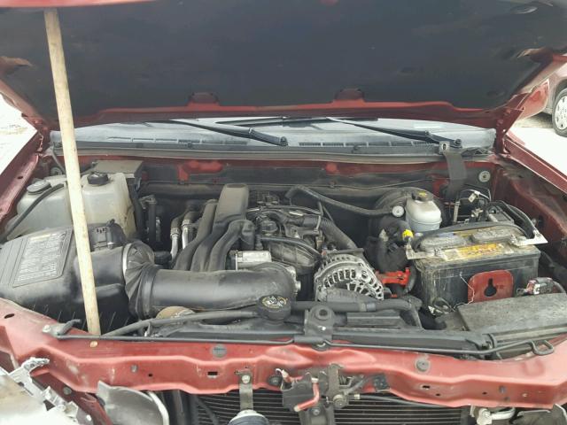 1GCHTDFP7B8104155 - 2011 CHEVROLET COLORADO L RED photo 7