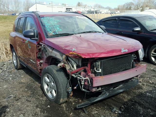 1C4NJCBA2ED511039 - 2014 JEEP COMPASS SP RED photo 1