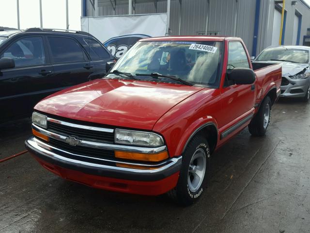 1GCCS1449X8188443 - 1999 CHEVROLET S TRUCK S1 RED photo 2