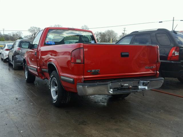 1GCCS1449X8188443 - 1999 CHEVROLET S TRUCK S1 RED photo 3