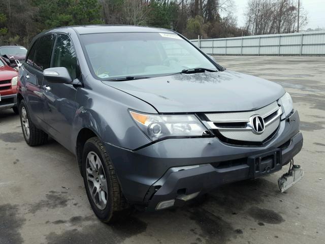 2HNYD28608H550764 - 2008 ACURA MDX TECHNO CHARCOAL photo 1