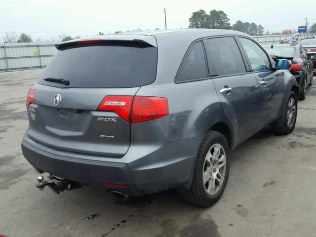 2HNYD28608H550764 - 2008 ACURA MDX TECHNO CHARCOAL photo 4