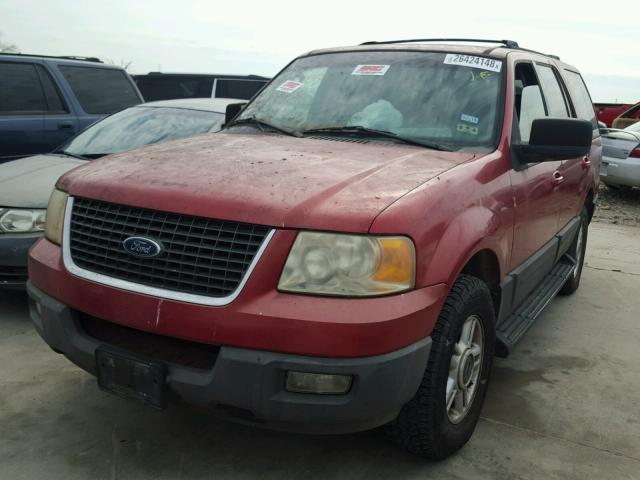 1FMRU15L73LA02816 - 2003 FORD EXPEDITION RED photo 2