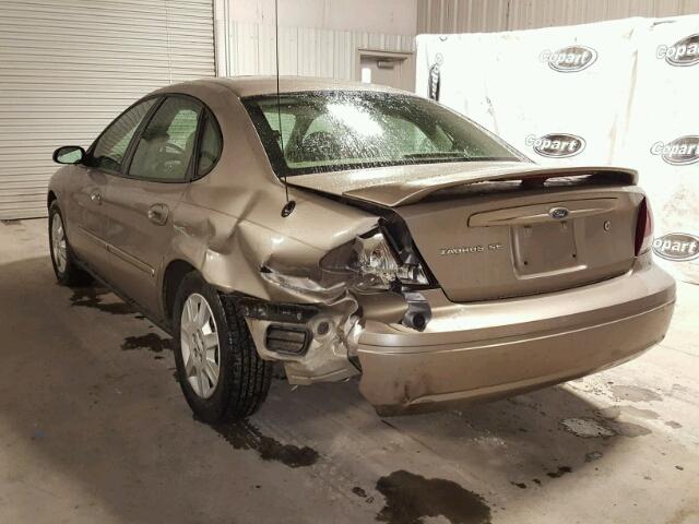 1FAFP53U17A105478 - 2007 FORD TAURUS SE GRAY photo 3