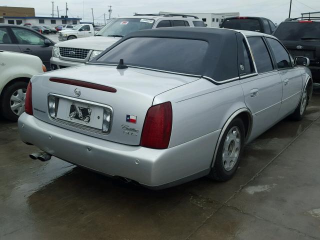 1G6KE57Y42U242372 - 2002 CADILLAC DEVILLE DH SILVER photo 4