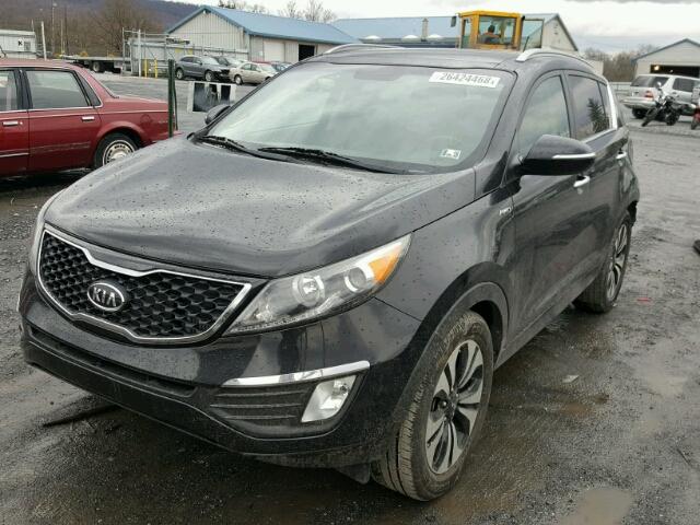 KNDPCCA62B7166282 - 2011 KIA SPORTAGE E BLACK photo 2