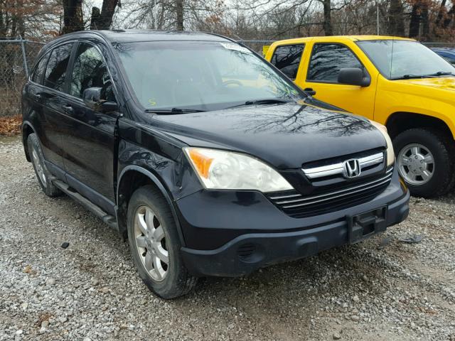 JHLRE48707C039099 - 2007 HONDA CR-V EXL BLACK photo 1