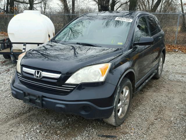 JHLRE48707C039099 - 2007 HONDA CR-V EXL BLACK photo 2