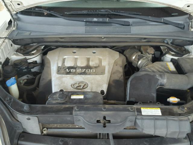 KM8JN72D46U317288 - 2006 HYUNDAI TUCSON GLS WHITE photo 7