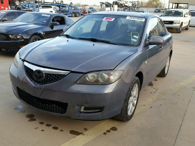 JM1BK12F971614270 - 2007 MAZDA 3 I CHARCOAL photo 2