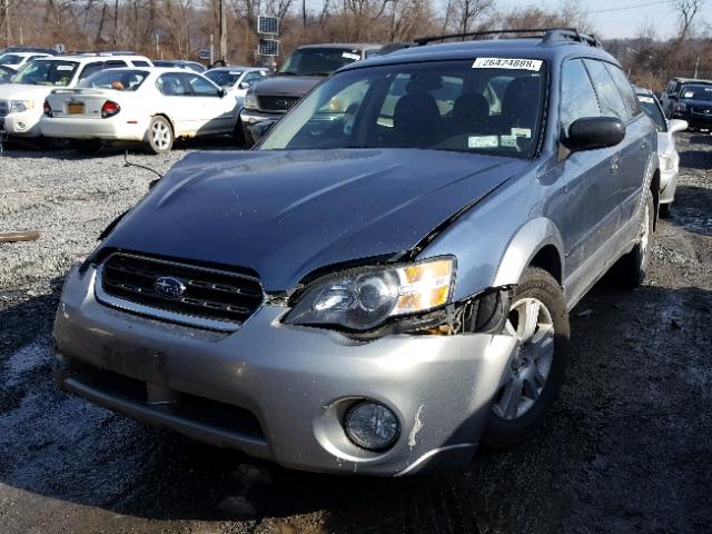 4S4BP61C656367291 - 2005 SUBARU LEGACY OUT BLUE photo 2