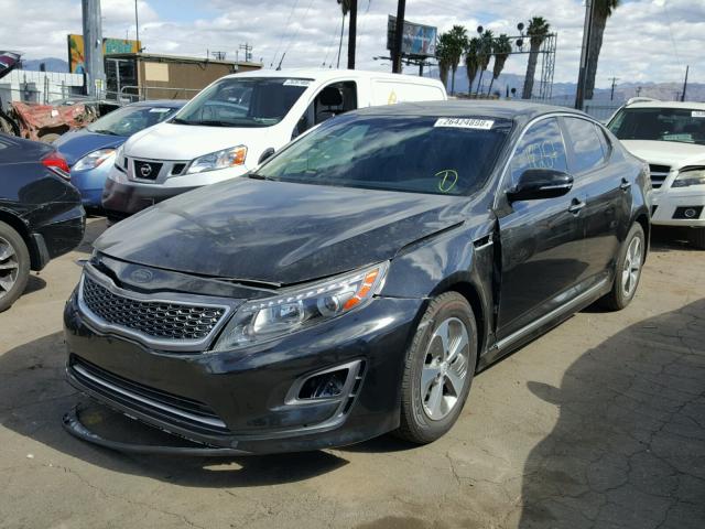 KNAGM4AD6F5083471 - 2015 KIA OPTIMA HYB BLACK photo 2