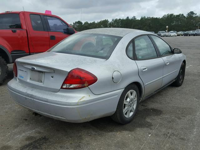 1FAHP53U25A289626 - 2005 FORD TAURUS SE SILVER photo 4