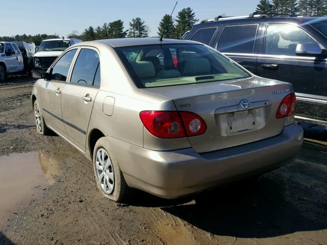 1NXBR32E68Z957287 - 2008 TOYOTA COROLLA CE GOLD photo 3