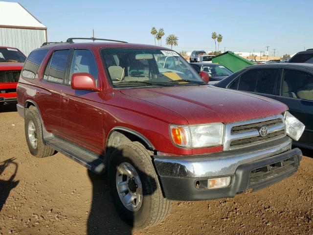 JT3GN86R4Y0147331 - 2000 TOYOTA 4RUNNER SR RED photo 1