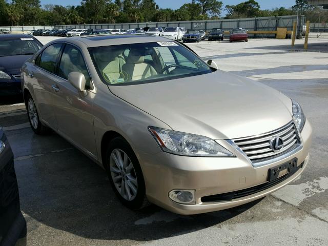 JTHBK1EG9A2408614 - 2010 LEXUS ES 350 BEIGE photo 1