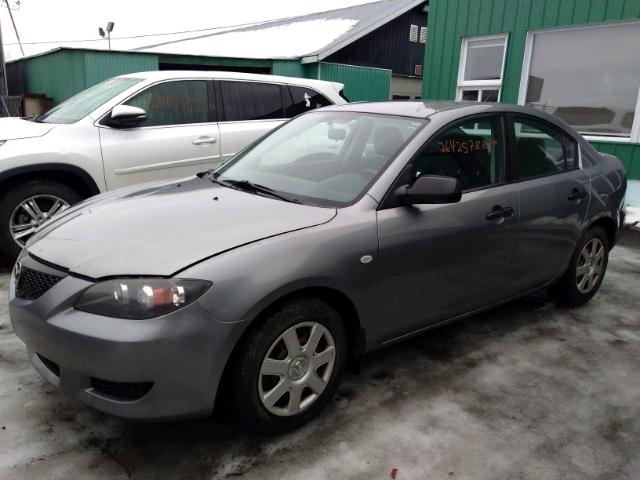 JM1BK12F461496854 - 2006 MAZDA 3 I GRAY photo 2