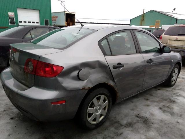 JM1BK12F461496854 - 2006 MAZDA 3 I GRAY photo 4