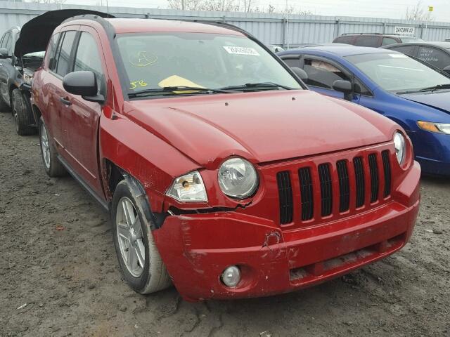 1J4FT47B29D171994 - 2009 JEEP COMPASS SP RED photo 1