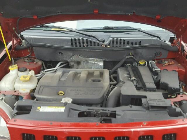 1J4FT47B29D171994 - 2009 JEEP COMPASS SP RED photo 7