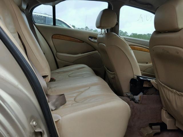 SAJDA01CXYFL04518 - 2000 JAGUAR S-TYPE GOLD photo 6