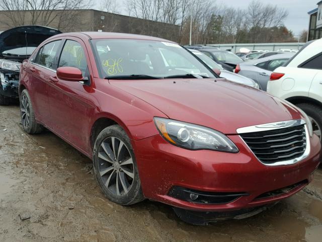 1C3CCBCG1DN623262 - 2013 CHRYSLER 200 LIMITE MAROON photo 1