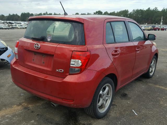 JTKKU10458J026419 - 2008 SCION XD RED photo 4