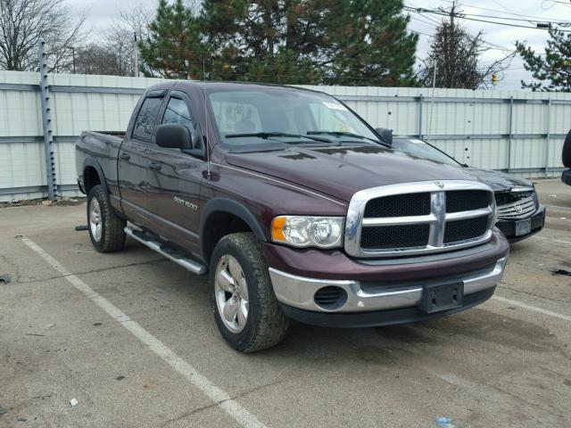 1D7HU18D14S681953 - 2004 DODGE RAM 1500 S BURGUNDY photo 9