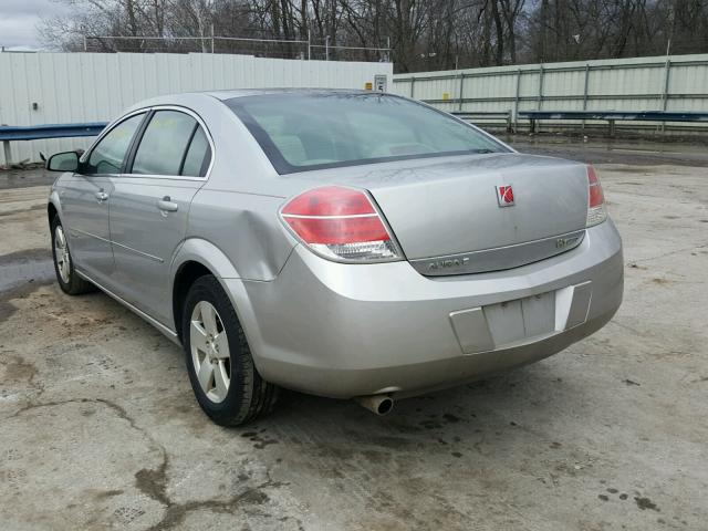 1G8ZR57588F153045 - 2008 SATURN AURA GREEN SILVER photo 3