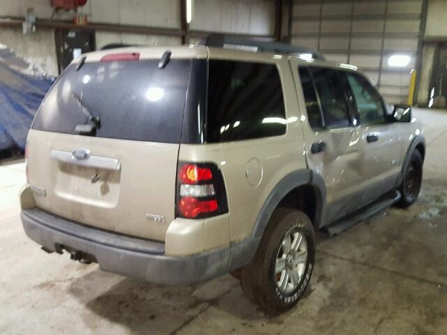 1FMEU73E16UA71019 - 2006 FORD EXPLORER X GOLD photo 4