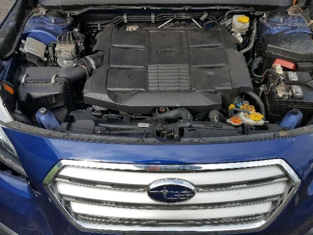 4S4BSENC2F3299612 - 2015 SUBARU OUTBACK 3. BLUE photo 7