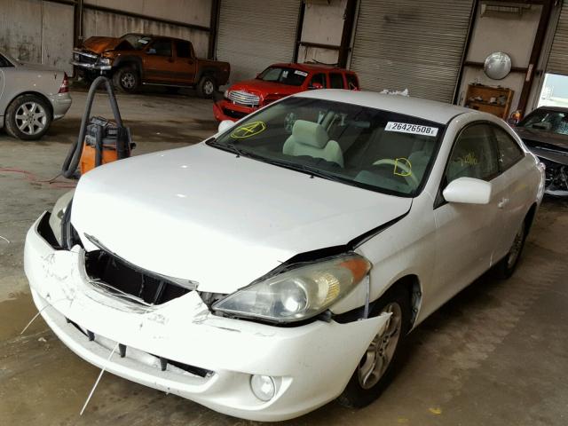 4T1CE38PX6U570389 - 2006 TOYOTA CAMRY SOLA WHITE photo 2