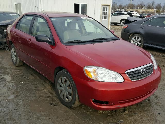 1NXBR32E68Z994646 - 2008 TOYOTA COROLLA CE RED photo 1