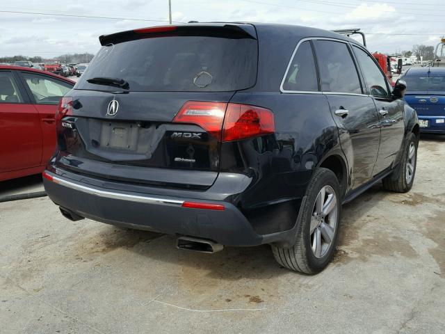 2HNYD2H32CH528764 - 2012 ACURA MDX TECHNO BLACK photo 4