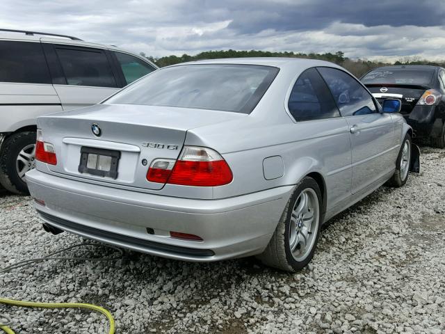 WBABN53432JU26054 - 2002 BMW 330 CI SILVER photo 4