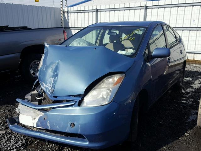 JTDKB20U240017650 - 2004 TOYOTA PRIUS BLUE photo 2