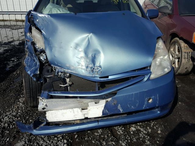 JTDKB20U240017650 - 2004 TOYOTA PRIUS BLUE photo 7